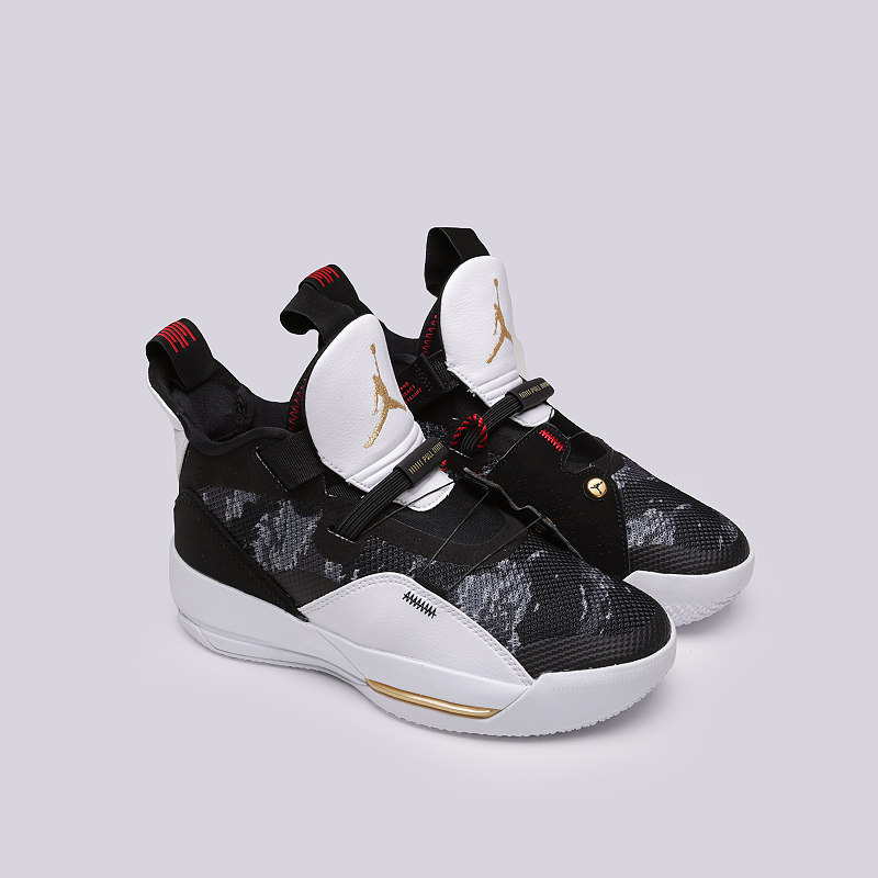 женские черные баскетбольные кроссовки Jordan 33 GS AQ9244-016 - цена, описание, фото 2